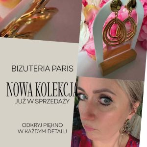 Klipsy ze stali nierdzewnej – złote, wiszące bez dziurek c78